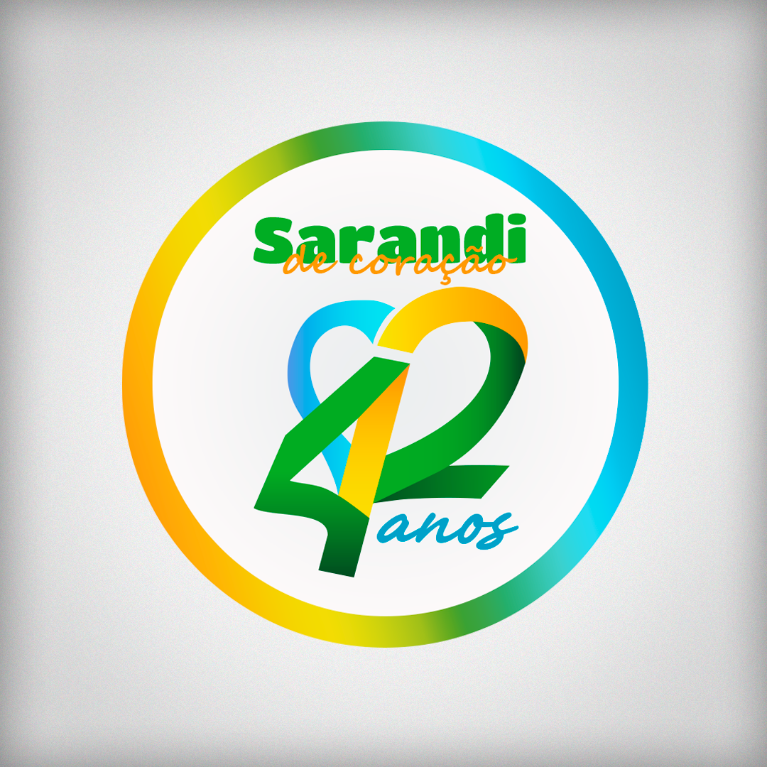 Logotipo dos 42 sinaliza e o eslogan ‘Sarandi de Coração” reforçam conceito de conexão, tradição e história 